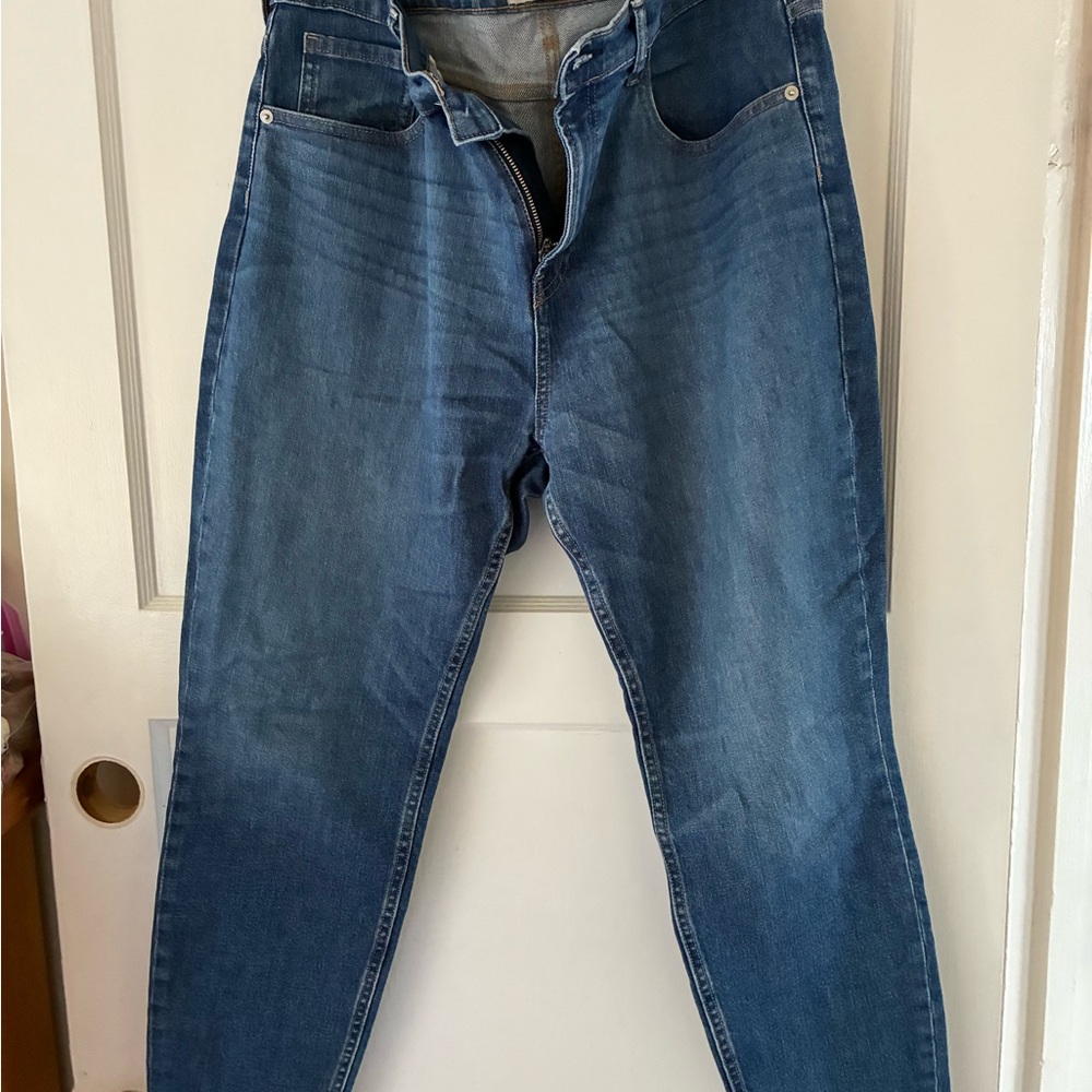 O Everlane Straight Denim Ankle Jeans - Blue